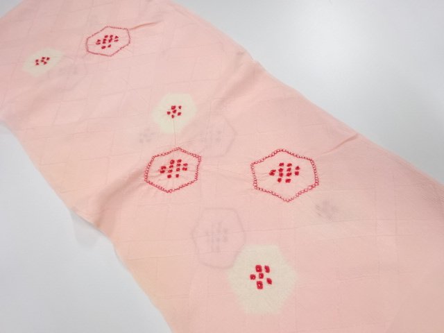 未使用品　正絹　絞り　帯揚げ